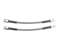 Car Brake Pipes 1 Pair M10x1 Female + Male M10x1 Hydraulic Rear Brake Hose Line Fit for Audi Fit for Benz Fit for BMW Classical Cars(235MM)