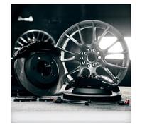 Car Brake System With Big Brake 4-piston Calipers, Brake Discs And Brake Pads Compatible for Buick Enclave 18 Inch(A Pair Brake Pads)