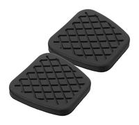 Car Brake Vehicle Pedal 2Pcs Car Pedal Brake Clutch Rubber Pads Anti-Slip Design Comfortable Interior Replacement Covers Fits Most Cars