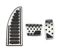 Car Brake Vehicle Pedal For Jeep For Renegade For Compass 2017 2018 2019 2020 Interior Accessories Stainless Steel Car Accelerator Brake Rest Pedal Covers(AT with Rest)