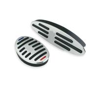 Car Brakes Pedals For MINI For Cooper For Countryman F60 R60 For Clubman F54 R55 For One R50 R53 R61 F55 F56 Automatic Gear Auto Footrest Pedal Cover Car Foot Pedals(2PCS Red Jack)