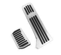 Car Brakes Pedals For Zeekr 001 2021 2022 2023 2024 Non-Slip Pedalboard Rubber Brake Cover Accessories Car Pedal Pad Car Foot Pedals(Silver)