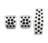 Car Breaks Pedal For Opel J For Vauxhall For Holden For Astra 2009 2010 2011 2012 2013 2014 2015 AT MT Car Foot Pedals Stainless Steel Restfoot Pedal Cover Fuel Car Pedals Cover(3 pcs)
