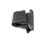 Car Breathable Steering Wheel Cover For Nissan For QASHQAI For X-Trail For NV200 For Rogue 2007-2012 Car Steering Wheel Cover Hand Sewing(Gray line)