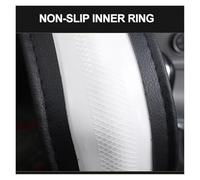 Car Breathable Steering Wheel Cover For Opel For Corsa 6 For Insignia 2 For Grand For Sport 2020 2021 D Type Car Steering Wheel Cover Braid On The Steering Wheel(Red Thread)