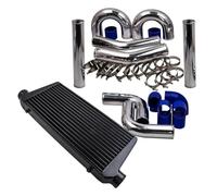 Car Breather Pipe Air Intake 3.0" 600x300x76 Intercooler Turbo Intercooler Piping Pipe Kits Hose Kit Universal