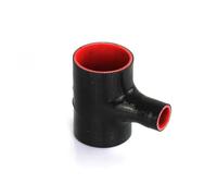 Car Breather Pipe T Shape Silicone Tube 51 57 63mm For 25 34mm Turbo Blow Off BOV T Piece Rubber Joiner 3-way Tube For Intercooler Turbo Kit Car Air Intake(63X34mm)