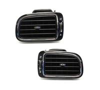 Car Bright Black Central Dashboard Compatible For VW Polo 2011 2012 2013 6RD819728 6RD819703 6RD819704 AC Air Outlet Chrome Vent(Left-Right)
