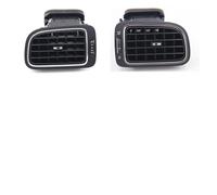 Car Bright Black Central Dashboard Compatible For VW Polo 2011 2012 2013 6RD819728 6RD819703 6RD819704 AC Air Outlet Chrome Vent(Left and right)