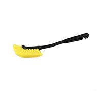 Car Brush Rim Detail Truck 28cm Plastic Handle Cleaning Device Having Nonslip Wheel Tire Suv Van and Motorcycle Efficient for Rim Fen