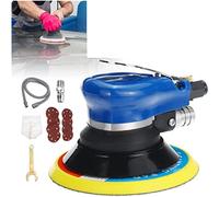 Car Buffer Polisher, 6 Inch Pneumatic Polishing Machine, Car Polisher Dual Action Air Sander Waxing Grinding Sandpaper Set for Boat, Car Polishing and Waxing for Boat, Car Polishing and Waxing