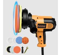 Car Buffer Polisher Kit - 700W Variable Speed Rotary Polishing Waxing Machine (3700RPM) with Pads Set for Auto Detailing, Floor & Furniture Waxing