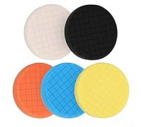 Car Buffer Polisher Pads 5Pcs Foam 3-6 Inch(3Inch) | Square sponge design, locks compound, high-speed safe, fits buffer polisher, professional finish