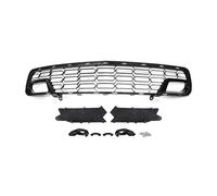 Car Bumper Center Front Grill For Chevrolet For Corvette For C7 For Z06 For Z51 2014-2019 Front Lower Grille Air Inlet Grid Grill Radiator Mesh(B With Camera Hole)