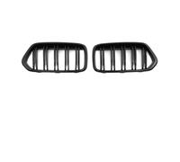 Car Bumper Center Grill For BMW For X2 For F39 18i 18d 20i 20d 25d 25e For M35i 2020+ Auto Front Kidney Grills Grille Gloss Black Car Tuning Acessories(Glossy Black 2 Line)