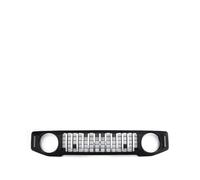 Car Bumper Center Grill For Suzuki For Jimny For JB64 For JB74W 2019 2020 Front Grill Racing With LED Lamps Car Kidney Grille Mesh Black Cover(E Front Grill)