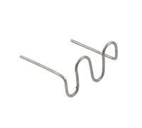 Car Bumper Crack Repair 0.6mm Wave Staples 1000Pcs | stainless material, resistant, silver finish, 0.6mm thickness, fits standard staplers