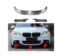Car Bumper Front Lip Splitter, Compatible for BMW 5 Series F10 F11 M-Sport Chin Spoiler 2011-2017 Lip Diffuser Car Air Dam Wide Body Kit Protector(Carbon Look)