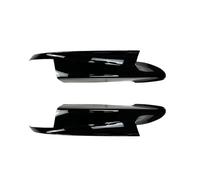 Car Bumper Lip Splitter For BMW E90 E91 E92 E93 For M3 07-13 Front Bumper Side Cover Wrap Corner Fog Lamp Intake Vent Spoiler Car Front Spoiler(Glossy Black)