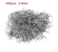 Car Bumper Repair Kit 400pcs 0.8mm Wave Hot Staples | Wave design maximizes load bearing, prevents pull-through, ideal for long tears and holes on plastic surfaces