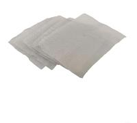 Car Bumper Repair Mesh Net - 5-Pack Silver Metal Grille Protection Net for Hood Vents, Radiator & Intercooler, 20 x 15 cm