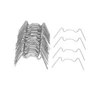 Car Bumper Repair Staples 100 Pack Wave Shape for Plastic Welding | Compatible with standard hot stapler tools, allowing for simple integration into existing plastic welding processes.