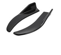 Car Bumper Spoiler Front Lip Black/Car Carbon Fiber Screen Universal 1 Pair(Black)
