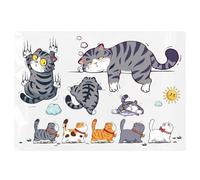 Car Bumper Stickers Cat,Cat Scratch Sticker for Car | Cat Sticker For Car Window - Bumper Decal, Cute Cat Theme