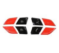 Car Button Cover Sticker Compatible with BMW for X1 F48 X2 F39 2020 2021 2022 Car Interior Steering Wheel Button Switch Decoration Cover Sticker Trim(3)