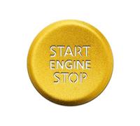 Car Button Cover Sticker Compatible with for A6 2020 A6L A7 A8L 2019 Car Interior Accessories Start Stop Engine Button Cover Sticker(Yellow)