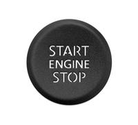 Car Button Cover Sticker Compatible with for A6 2020 A6L A7 A8L 2019 Car Interior Accessories Start Stop Engine Button Cover Sticker(Black)