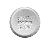 Car Button Cover Sticker Compatible with for A6 2020 A6L A7 A8L 2019 Car Interior Accessories Start Stop Engine Button Cover Sticker(Silver)
