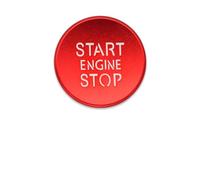 Car Button Cover Trim Compatible with for A4 A5 B9 B8 A6 A6L A7 C7 Q5 8R Car Engine Start Stop Button Ring Cover Sticker(Red,1)