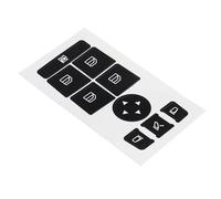 Car Button Decal Compatible with Benz for W204 C300 C350 2008-2014 Car Window Switch Button Repair Stickers Button Repair Kit Fix Faded Ugly Buttons