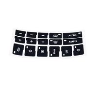Car Button Repair Decal Compatible With For A4 B6 B7 2000 2001 2002 2003 2004 Car Stickers Dashboard Button Sticker PVC Car A/C Button Sticker Compatible