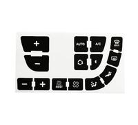 Car Button Sticker Compatible with C4 for Grand for Picasso Air Conditioning Panel Repair Button Sticker Set of Stickers to The Buttons Switch