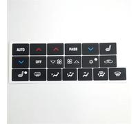 Car Button Stickers Compatible with Buick 2005 2006 2007 2008-2009 Car Interior AC Climate Control Button Repair Stickers Restoration Decals