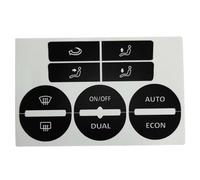 Car Button Stickers Compatible with Golf for Mk5 2004 2005 2006 2007 2008 Car Center Console A/C Climate Control Button Worn Repair Kit Decals Stickers