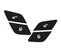 Car button switch repair Compatible With Benz C E Class GLC W205 W213 X253 For Vito W447 Car Door Lock Unlock Button Cover Sticker(4pcs Black)