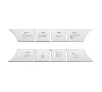 Car button switch repair Compatible With Benz C E CLS GLK Class W204 W212 Car Console AC Air Conditioning AUTO Volume Buttons Sequins Cover Stickers Trim(Silver ZONE)