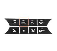 Car button switch repair Compatible With Benz C E CLS GLK Class W204 W212 Car Console AC Air Conditioning AUTO Volume Buttons Sequins Cover Stickers Trim(Black MONO)