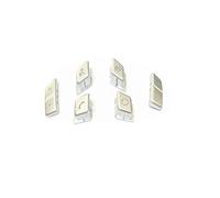 Car button switch repair Compatible With BMW 1 3 Series X1 E81 E82 E87 E88 E90 E92 E93 M3 E84 2008 2009 2010 2011 Replacement Cover For The M Button On A Car Steering Wheel(B Model Silver)