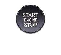 Car Button Trim Sticker Compatible with for A4 A5 B9 B8 A6 A6L A7 C7 Q5 8R Car Engine Start Stop Button Ring Cover Sticker(Black,1)