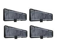 Car Cabin Air Filter OEM 8KD819439 Fit For Audi A4 B8/Q5 8R/A5 8T 8F S5/External Air Conditioning Filter Core+Alone Grid Cabin Filter Activated Carbon Cabin Filter(4 piece set B style)
