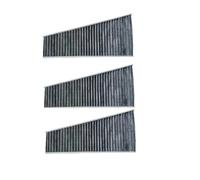 Car Cabin Air Filter OEM 8KD819439 Fit For Audi A4 B8/Q5 8R/A5 8T 8F S5/External Air Conditioning Filter Core+Alone Grid Cabin Filter Cabin Air Filter(3 piece set A style)