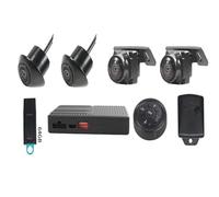 Car Camera Car 3D Ai 360 Surround View Camera System 1080P With Calibration Cloth / 64G USB/Shocking Sensor