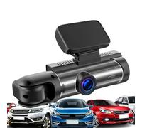 Car Camera Front And Rear - Double Wireless Metal Recorder with Night Vision - Car Video Camera - for Dashboard Interior Truck Road Travel Traffic Parking Backup Lane