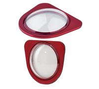 Car Camera Lens Guard - Prevent Scratches & Road Debris, Tempered Glass Clear Shield, 8x8x2cm Size + 16g Lightweight, Aluminum Alloy Ring Protector - For Dash Cam & Front Grille Safety