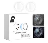 Car Camera Lens Protector | 2 Piece Clear All-Around Protection,Full Vision Car Camera Rain Cover | for Truck Camper SUV Roadtrip Night Ride
