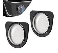 Car Camera Lens Protector, 2x Premium Tempered Glass Front Camera Lens Guard Cover Protector, Anti-Scratch Drop Resistant Shield, Compatible with Autonomous Driving Functions for Road Trip & Rainy Day